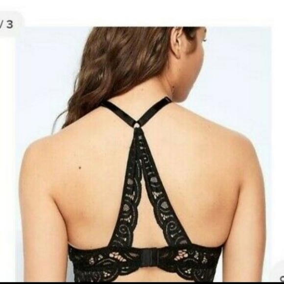 PINK Victoria's Secret Bra High Neck Halter Extra Small New - Picture 8 of 8